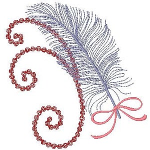 Feather Fest 5X7 Machine Embroidery Designs image 7