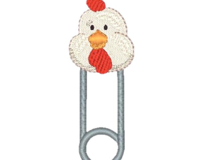 Animal Baby Pins  ( 8 Machine Embroidery Designs from ATW ) 4X4 hoop