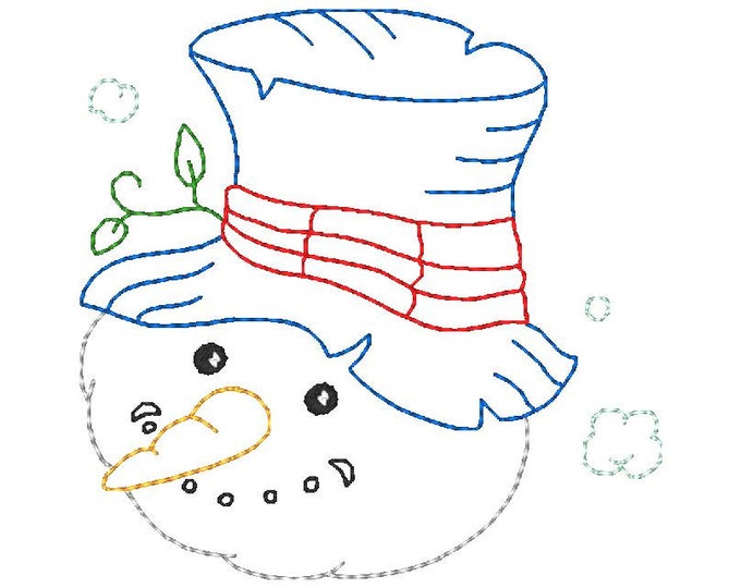 Multiline-Snowmen Machine Embroidery Designs