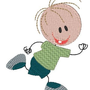 Sticky Little Kids Machine Embroidery Designs image 2