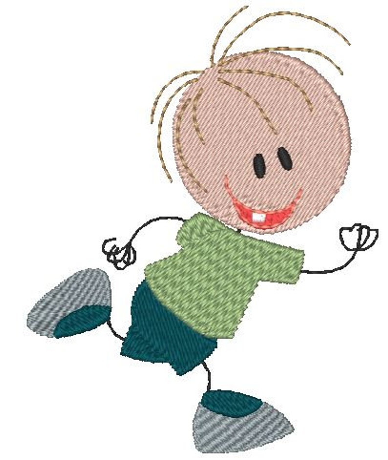 Sticky Little Kids Machine Embroidery Designs image 2