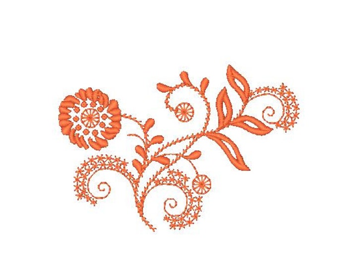 Multicolor Floral Ornaments    Machine Embroidery Designs