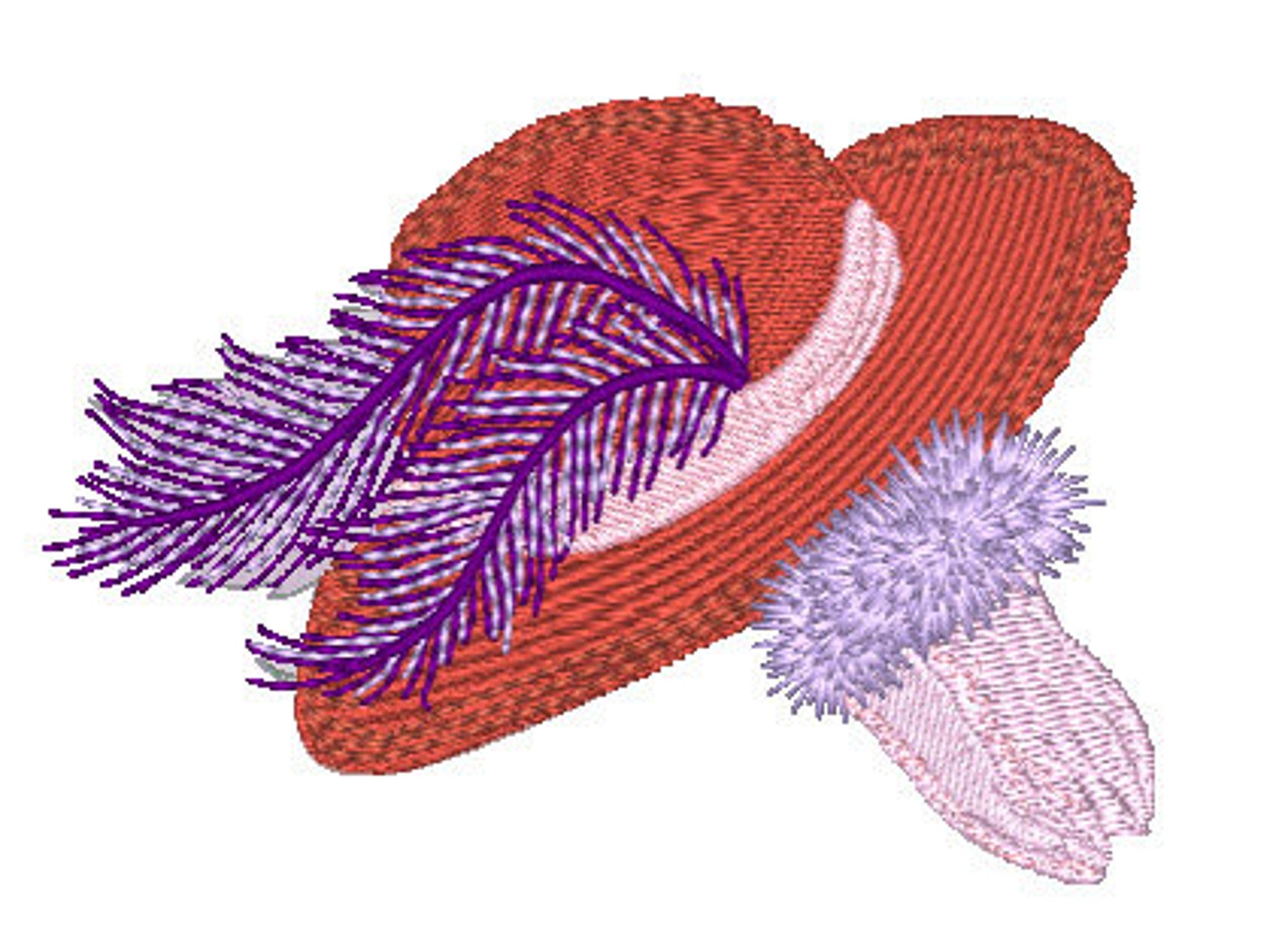 Red Hat Machine Embroidery Designs Etsy