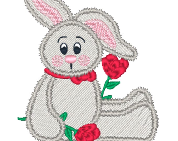 Bunnies in Love ( 8 Machine Embroidery Designs from ATW )