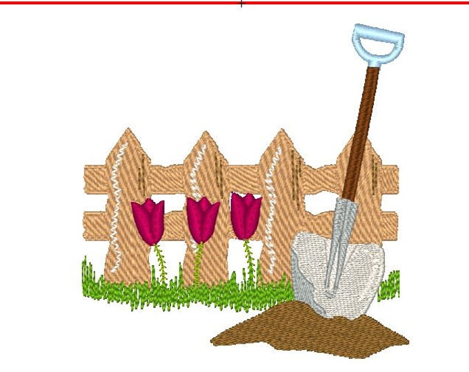 Garden 5x7   Machine Embroidery Designs