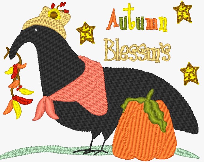 Autumn Collection 12 Machine Embroidery Designs