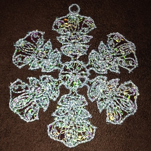 FSL Mylar Snowflake Fantasy Machine Embroidery Designs image 2