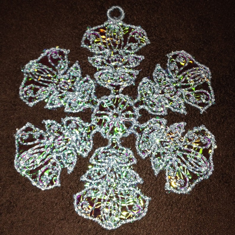 FSL Mylar Snowflake Fantasy Machine Embroidery Designs image 2