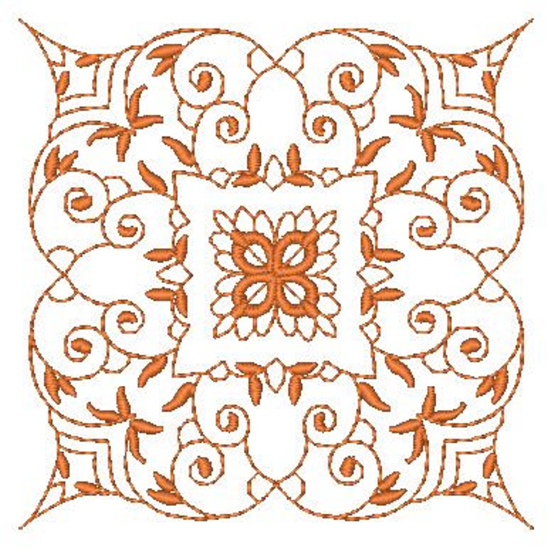 Quilt Treasures 10 Machine Embroidery Designs Etsy