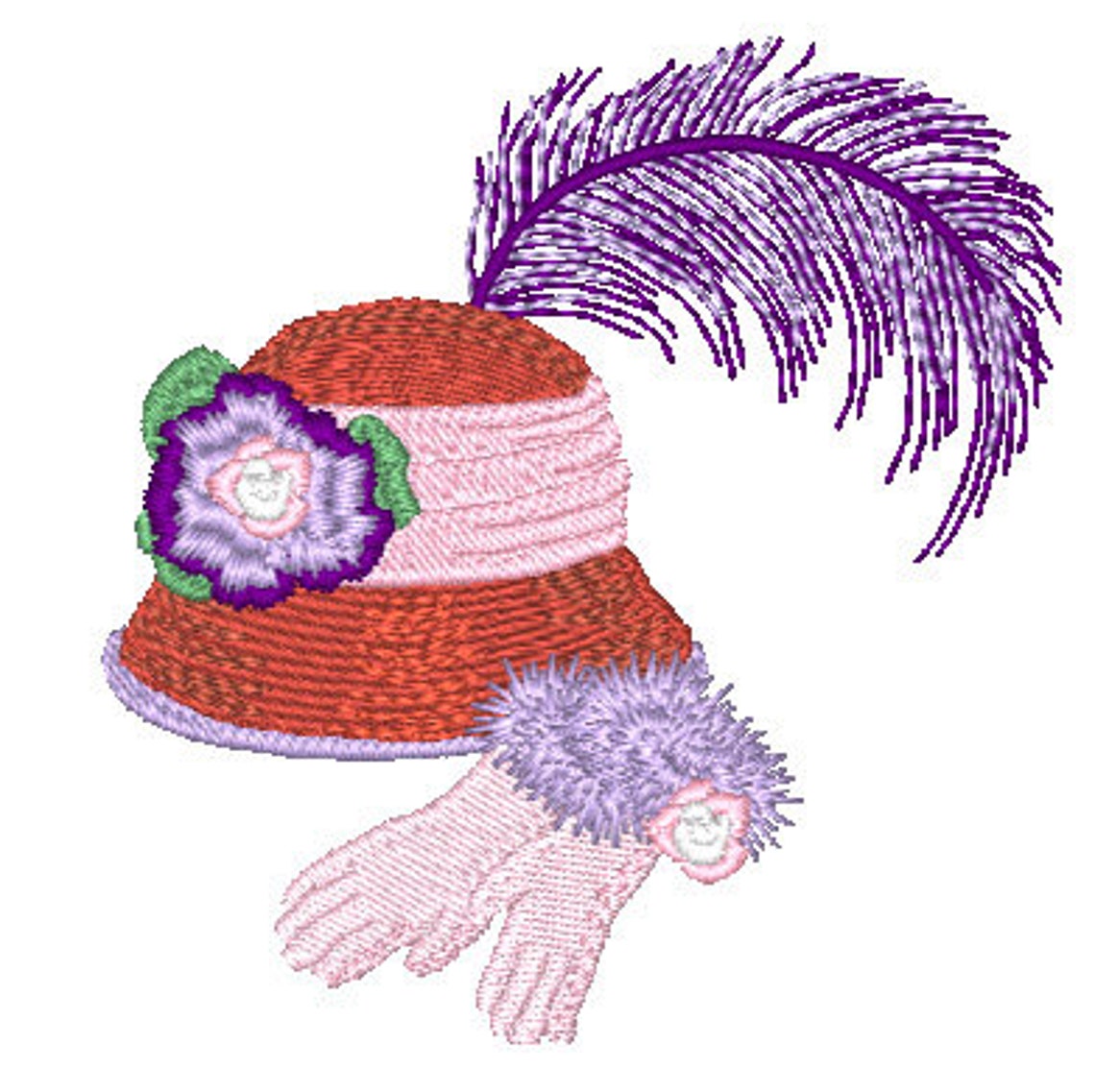 Red Hat Machine Embroidery Designs Etsy