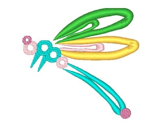 Brushed Dragonflies   Machine Embroidery Designs