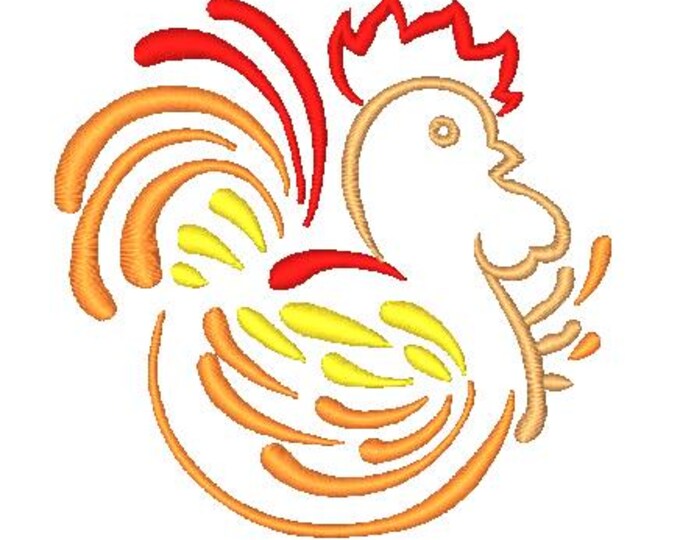 Rooster-Circles  ( 10 Machine Embroidery Designs from ATW )