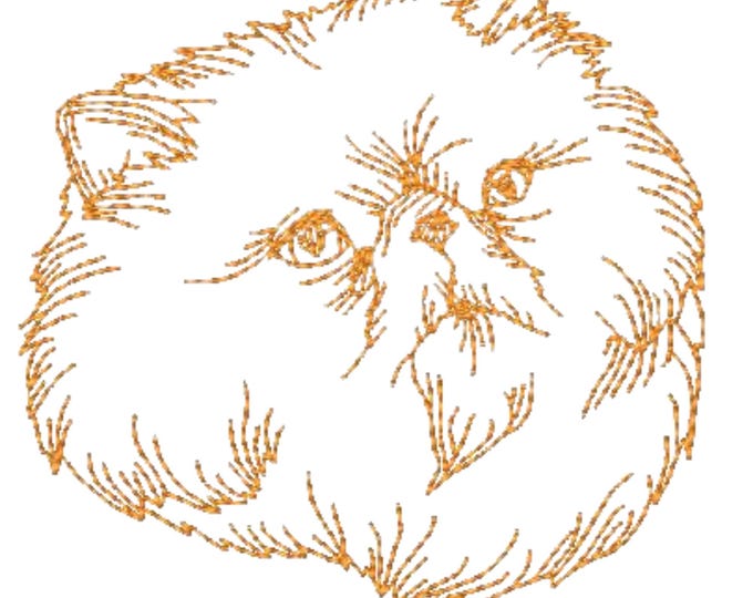 CAT BREEDS - Himalayan  (10 Machine Embroidery Designs from ATW )  4X4 Hoop