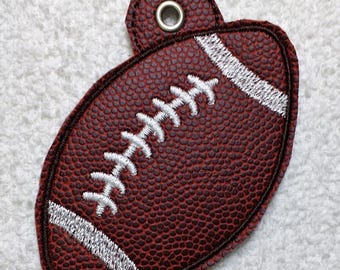 Sports Balls Key Fobs (5 Machine Embroidery Designs) for 4X4 and 5X7 Hoops-both sizes