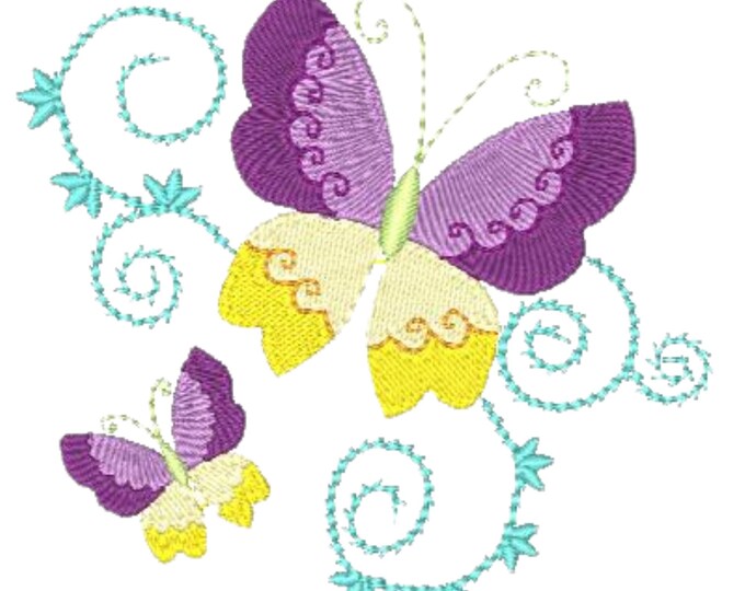 Curly Spring  20 Machine Embroidery Designs