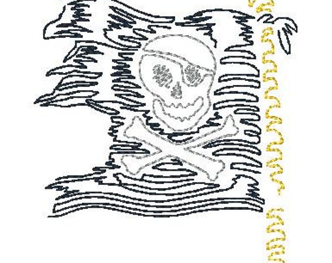 Zig Zag Pirates  Machine Embroidery Designs