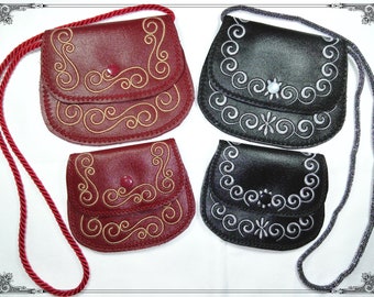 Versatile ITH Embroidery Purse Projects - Downloadable Machine Designs - 2 Unique Styles In 2 Sizes