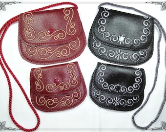 Versatile ITH Embroidery Purse Projects - Downloadable Machine Designs - 2 Unique Styles In 2 Sizes