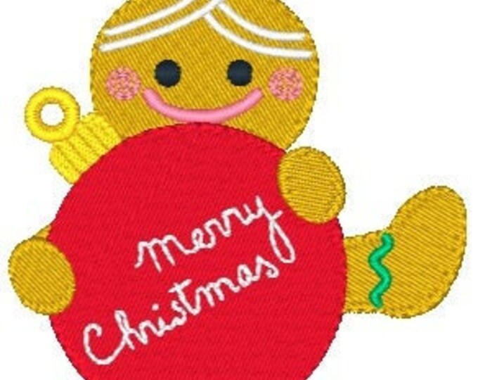 Gingerbread Dolls Machine Embroidery Designs