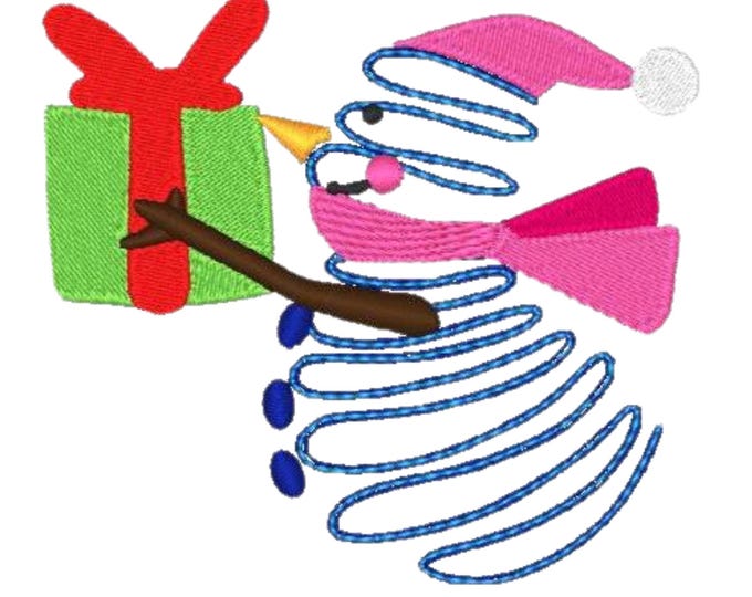Funny-Snowmen. ( 10 Machine Embroidery Designs from ATW ) 4X4 hoop