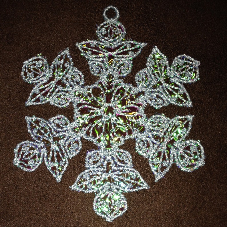 FSL Mylar Snowflake Fantasy Machine Embroidery Designs image 3