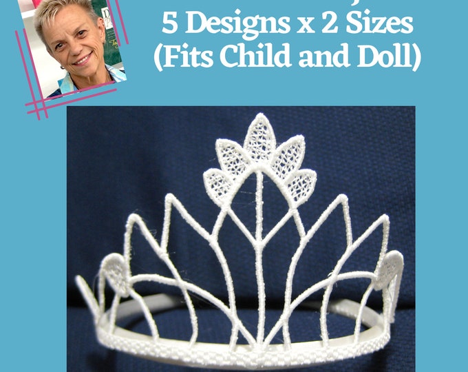 FSL Tiara Embroidery Designs - Detailed and Fun Projects for Enchanting Playtime