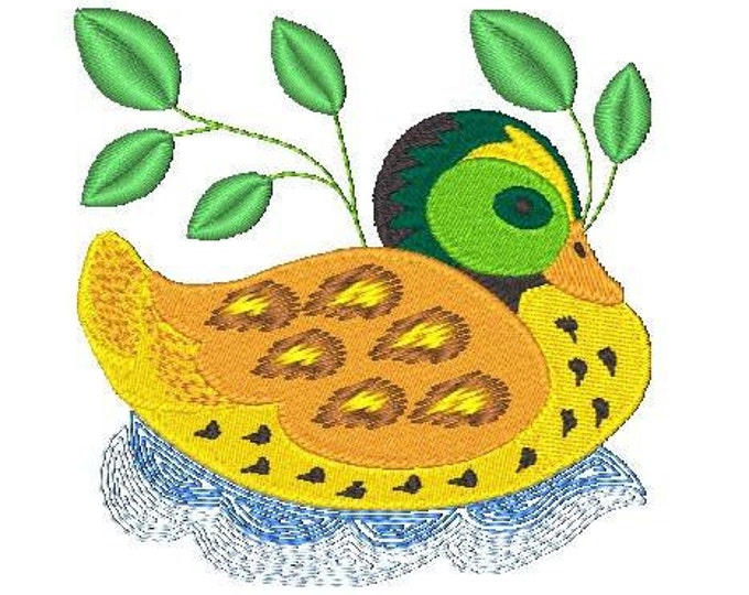 Jacobean Ducks   20 Machine Embroidery Designs