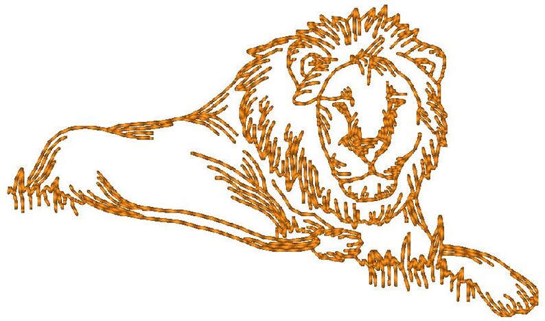Wild African Animals Machine Embroidery Designs image 2