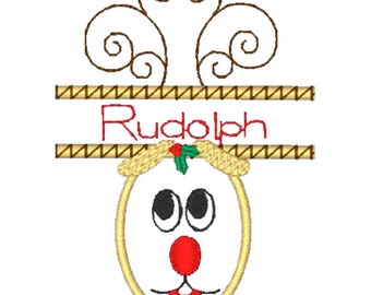 Christmas Split Applique BEC ( 12  Machine Embroidery Designs by ATW) 4X4 Hoop