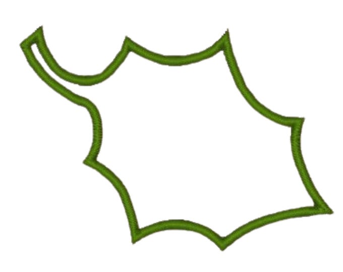 Applique Leaves  ( 5 Machine Embroidery Designs by ATW) 4X4 Hoop