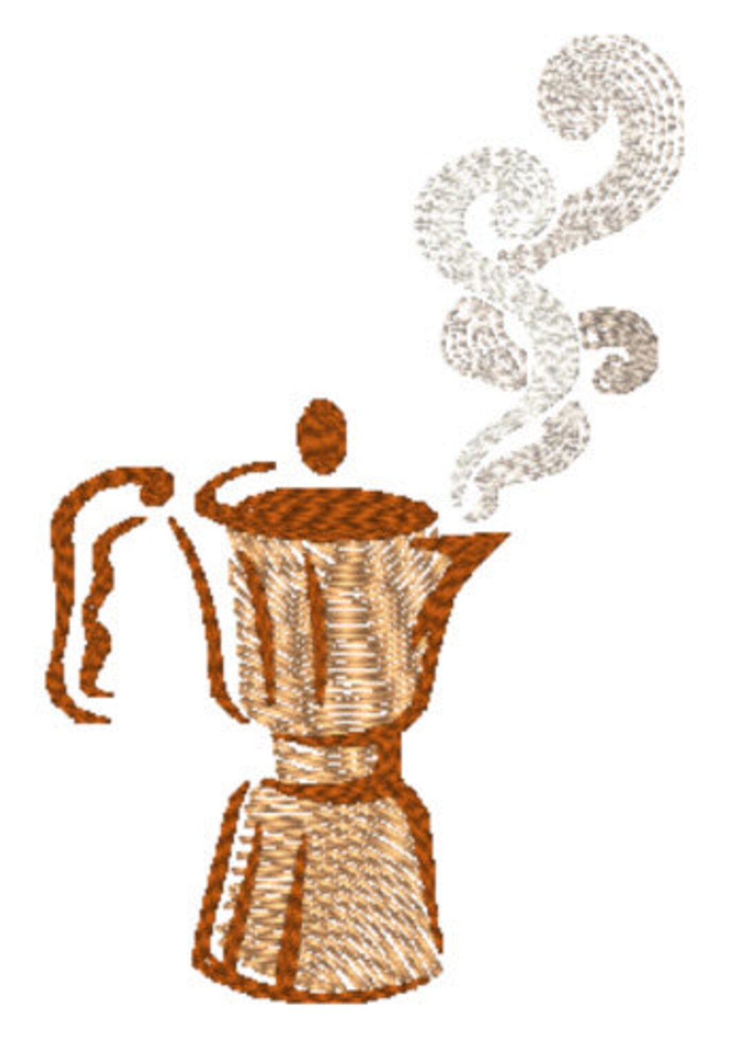 I Love Coffee Machine Embroidery Designs Etsy