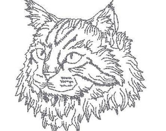 Maine Coon Cat  ( 10 Machine Embroidery Designs from ATW )