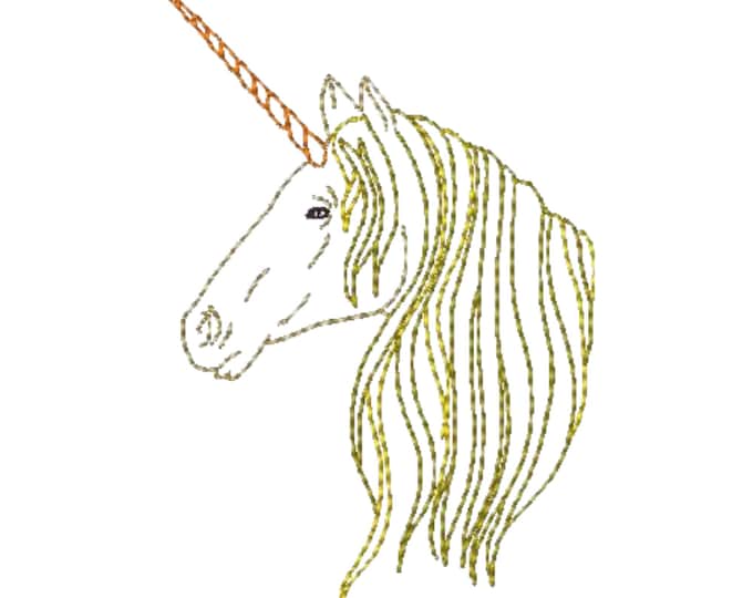 Colorline Fantasy Unicorns   ( 10 Machine Embroidery Designs by ATW) 4X4Hoop