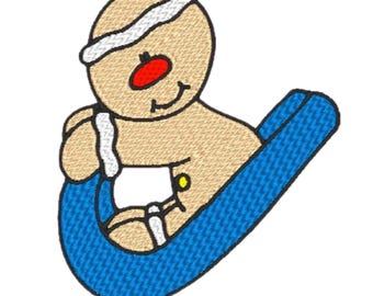 Winter Gingers ( 7 Machine Embroidery Designs from ATW ) 4X4 Hoop