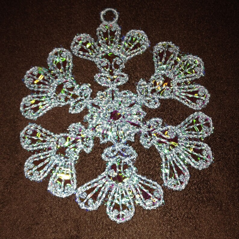 FSL Mylar Snowflake Fantasy Machine Embroidery Designs image 9