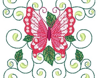 Mylar Butterfly Flight   10 Machine Embroidery Designs