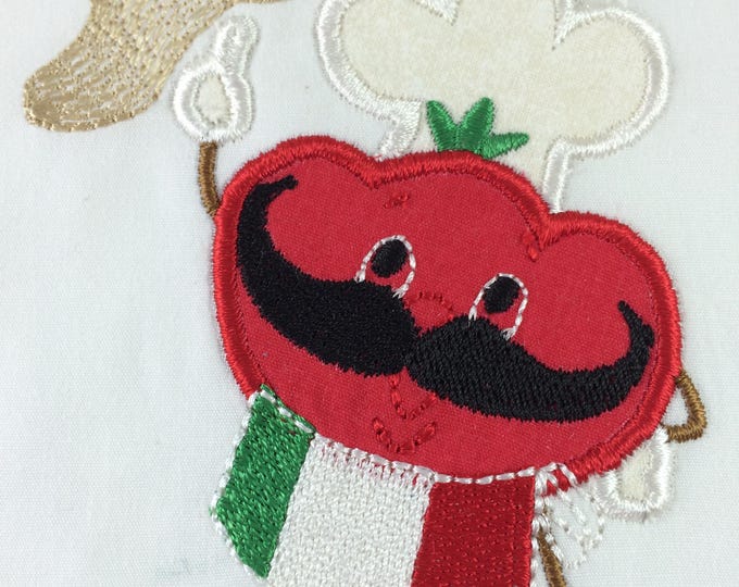 Vegetable Cooks Applique ( 10 Machine Embroidery Designs from ATW )