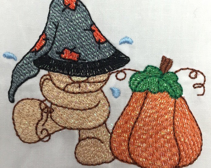 Toby Pumpkins Mylar  Machine Embroidery Designs