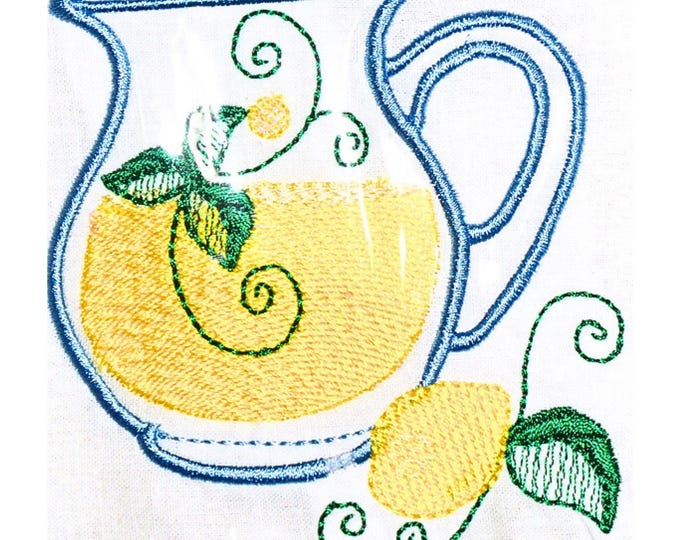 Lemonade Applique    Machine Embroidery Designs