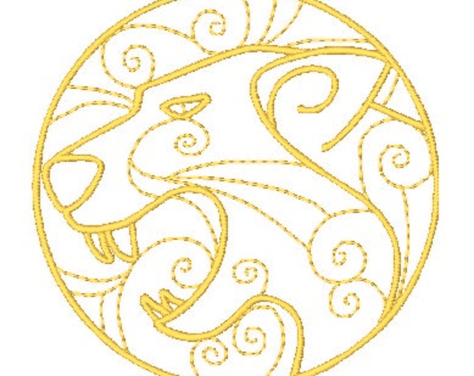 Zoo Circles  Machine Embroidery Designs
