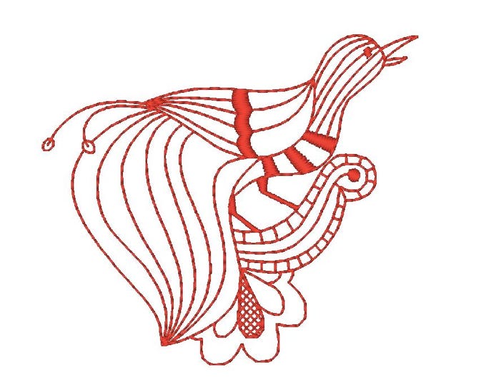 Magic-Birds-Redwork ( 10 Machine Embroidery Designs from ATW )