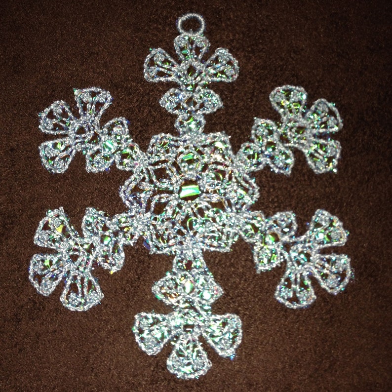 FSL Mylar Snowflake Fantasy Machine Embroidery Designs image 8