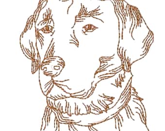 Labrador Retriever Dogs  ( 10 Machine Embroidery Designs from ATW - 7 @ 4x4 & 3 @ 5x7)