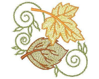 Jacobean Leaves  20 Machine Embroidery Designs