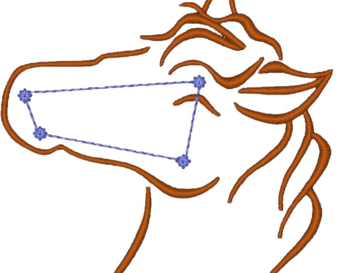 Constellations-4  ( 10 Machine Embroidery Designs by ATW)  4X4 Hoop