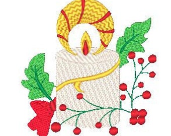 Christmas Candles Fantasy ( 36 Machine Embroidery Designs from ATW )