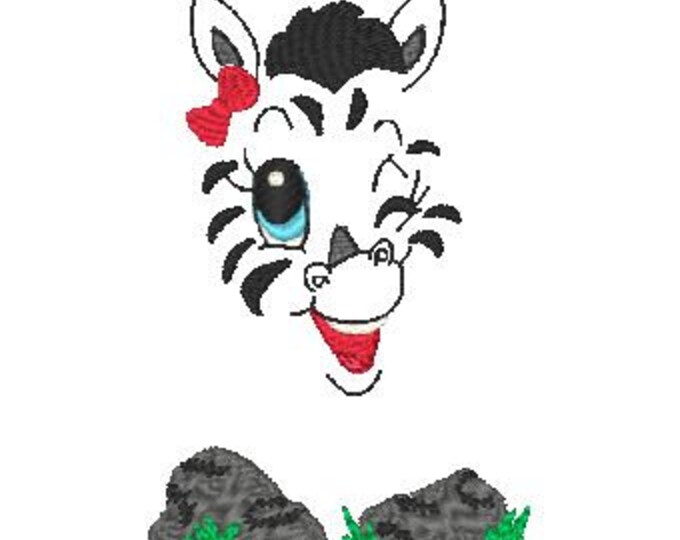 Zoo Friends Expressions   Machine Embroidery Designs