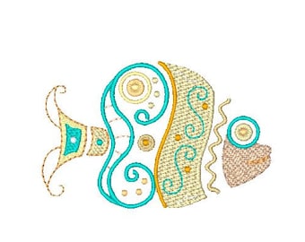 Native Fish  Machine Embroidery Designs