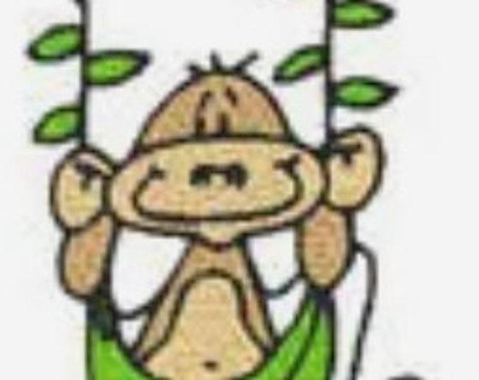 Monkey Around  Machine Embroidery Designs