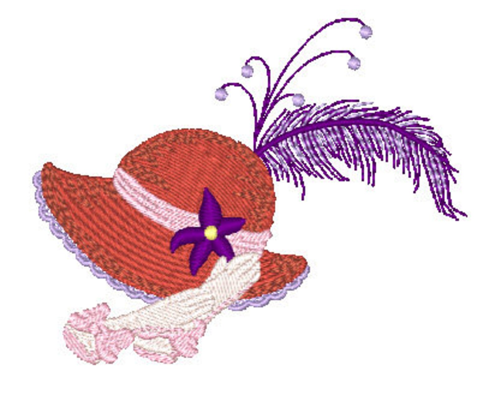 Red Hat Machine Embroidery Designs Etsy
